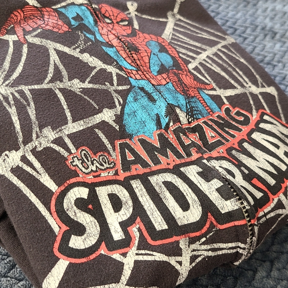 Youth Spiderman Zip Hoodie